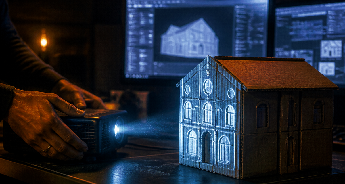 logiciel pour mapping projection façade