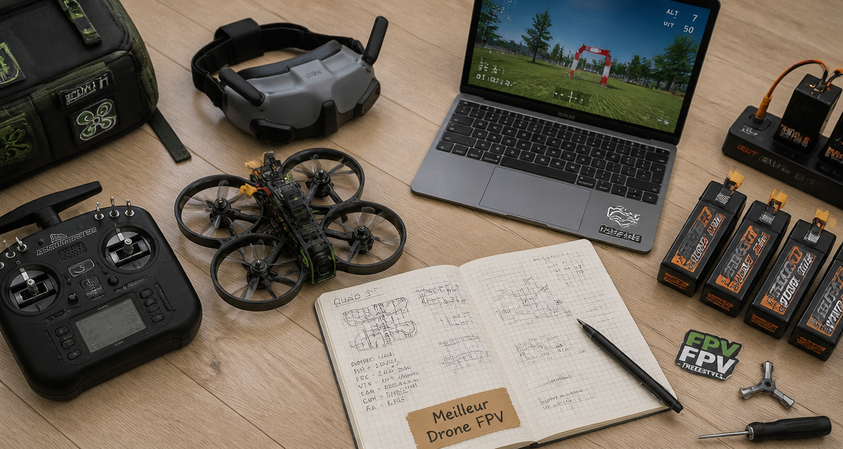 Meilleur drone FPV et accessoires sur bureau