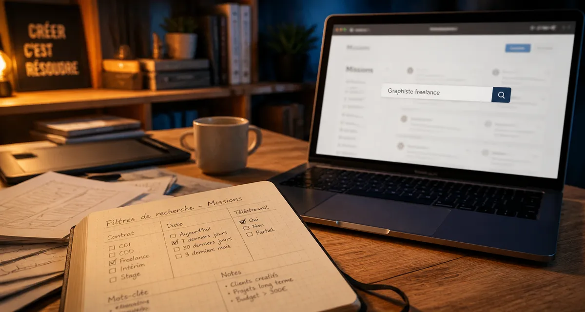 Freelance graphiste emploi : missions premium en télétravail