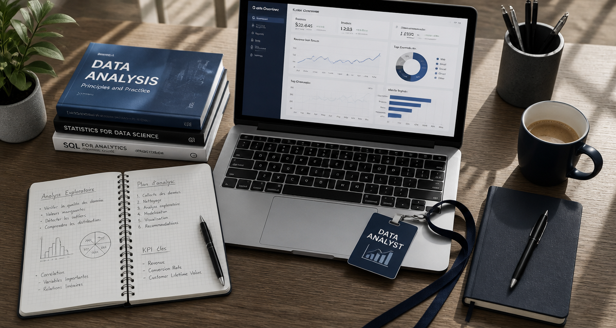 bureau reconversion data analyst ordinateur graphique