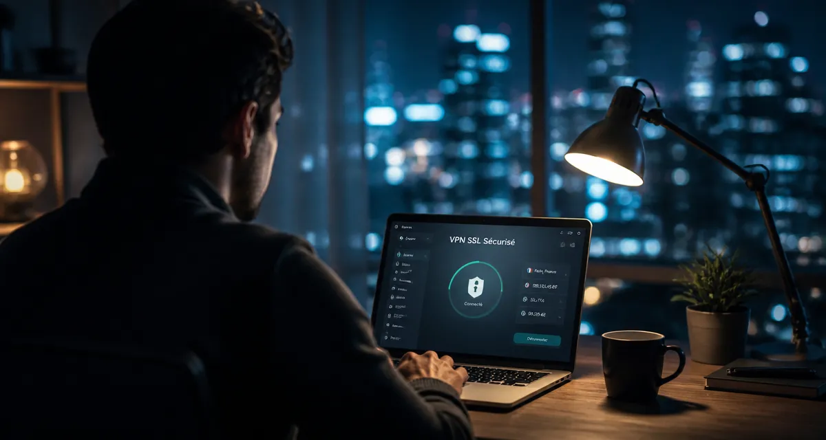 vpn ssl professionnel télétravail interface moderne