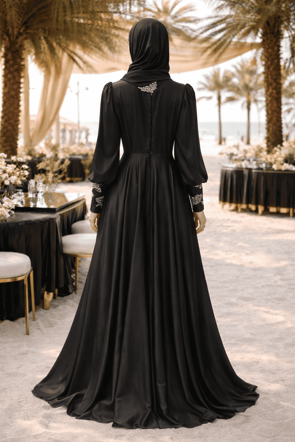party abaya dress Party Wear Frock Design Abaya Party Wear Embroidered Georgette Front  Slitted Abaya Style Suit At