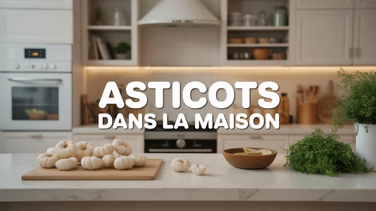 Cuisine avec asticots sur plan de travail
