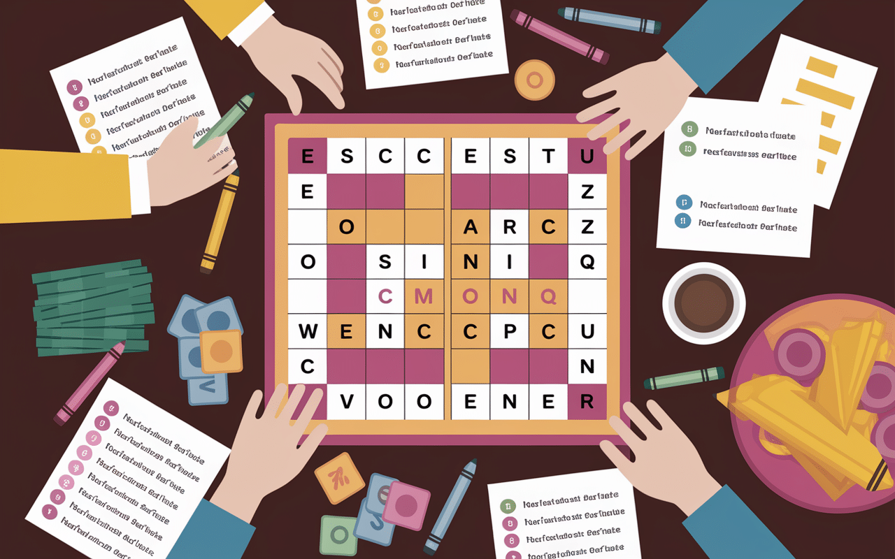 Table de jeu avec objets en C