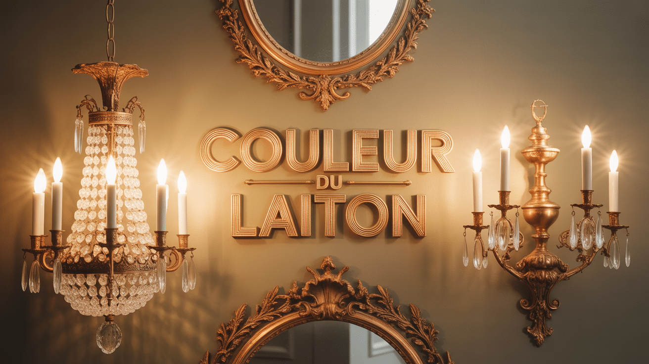 Gros plan couleur du laiton sur objets décoratifs dorés