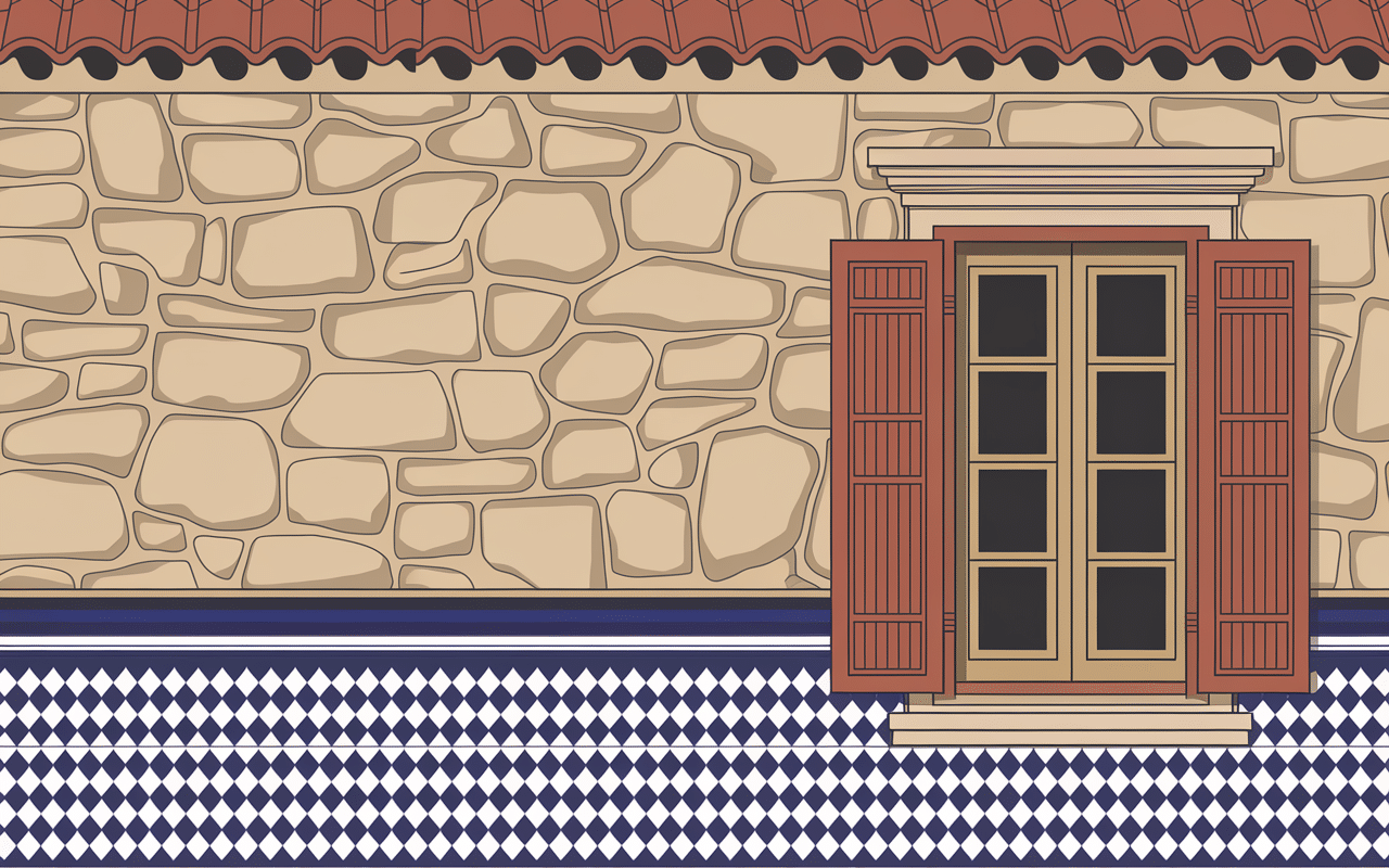 détails architecturaux maison portugaise