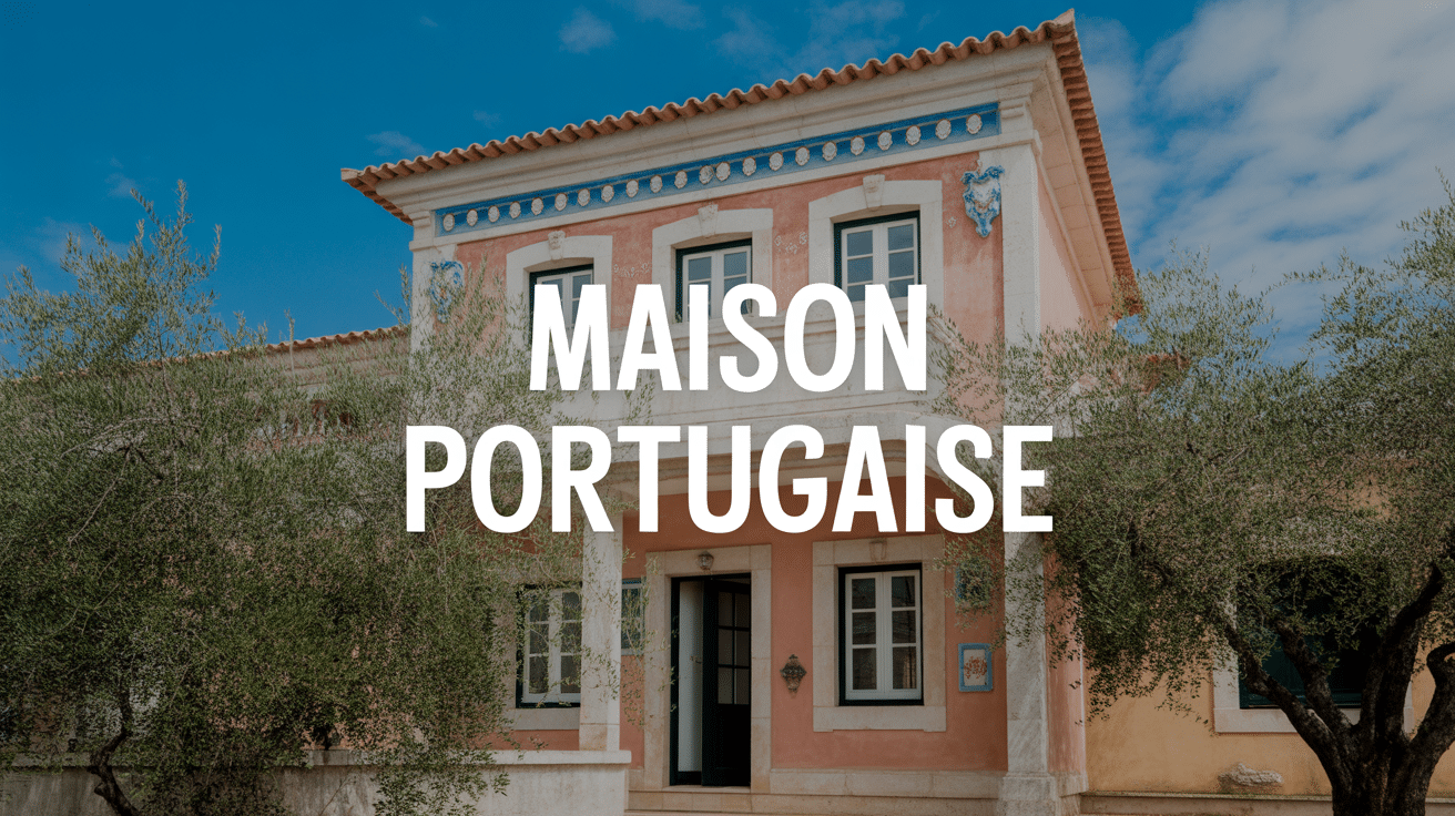 maison portugaise traditionnelle murs tuiles azulejos