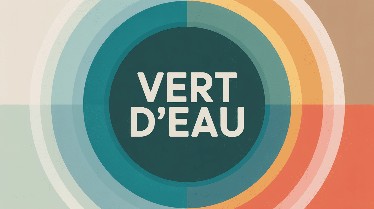 Palette élégante vert d'eau quel couleur avec le vert d'eau