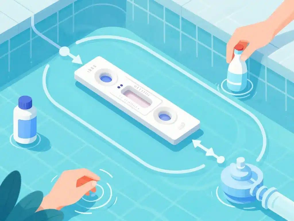 chlore choc et ph moins en même temps méthode piscine