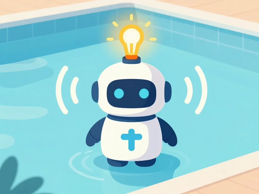 robot piscine zodiac voyant i clignote icône alerte explicative