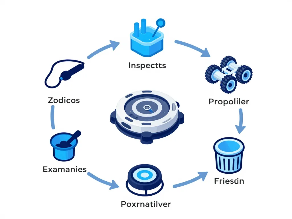 robot piscine zodiac voyant i clignote schéma étapes vérification