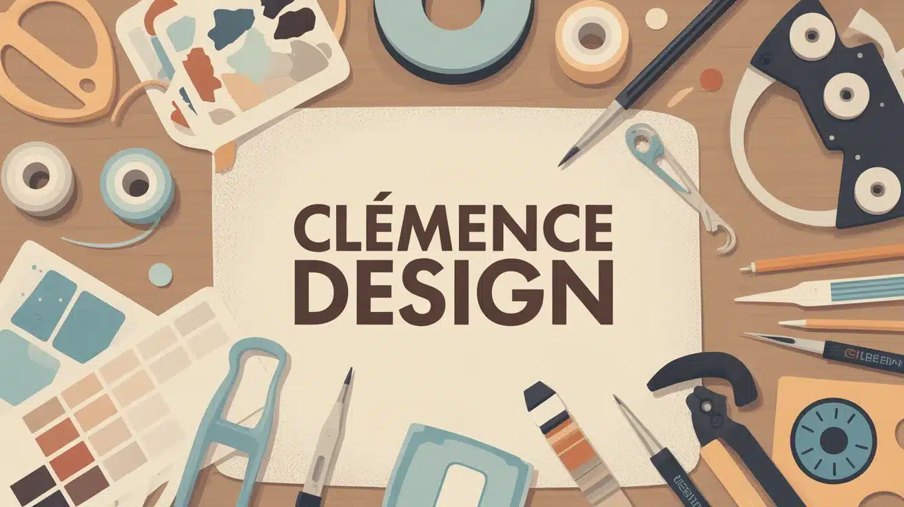 Illustration Clemence Design création graphique et adhésive artisanale