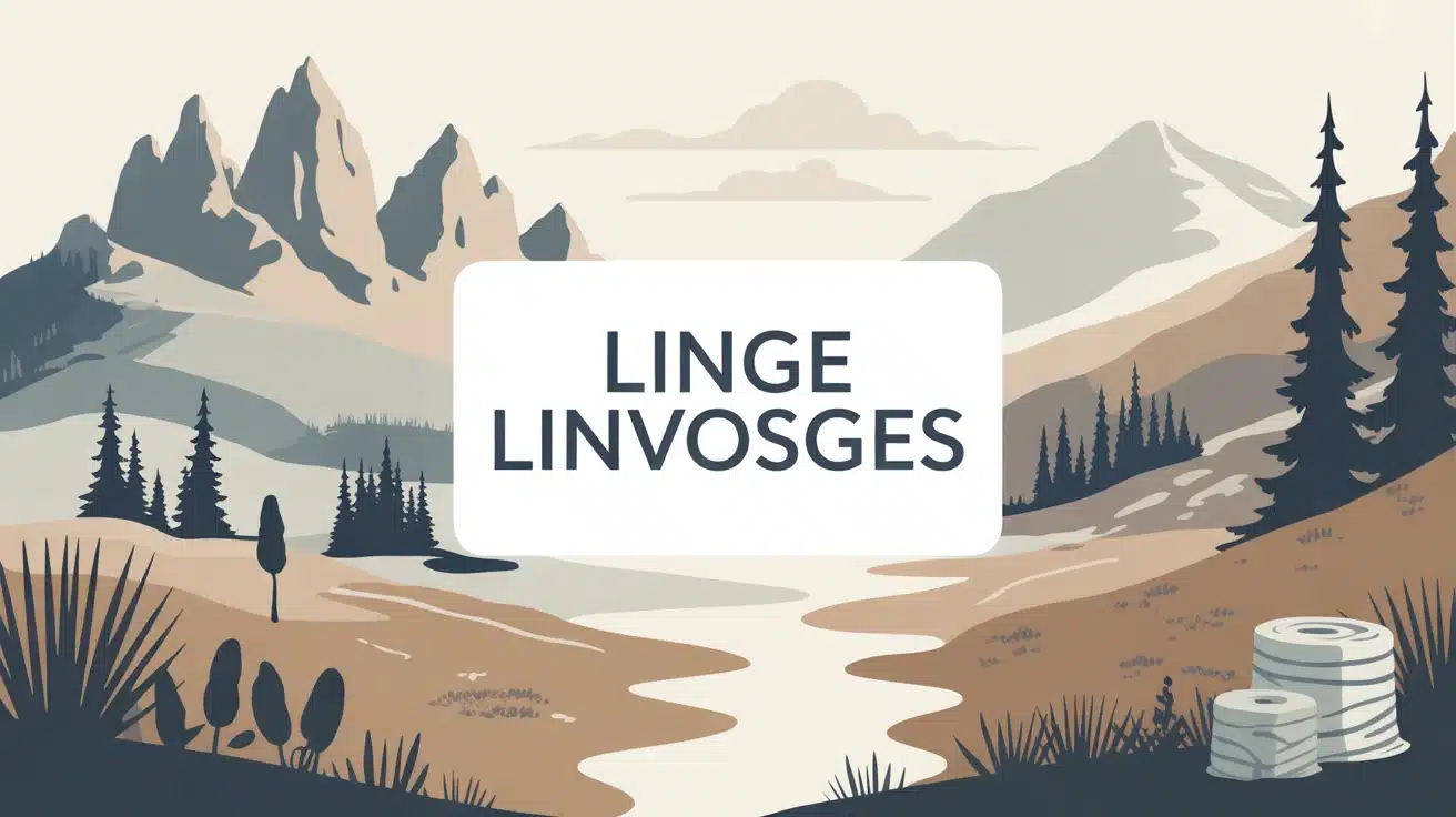 illustration linge Linvosges univers textile durable
