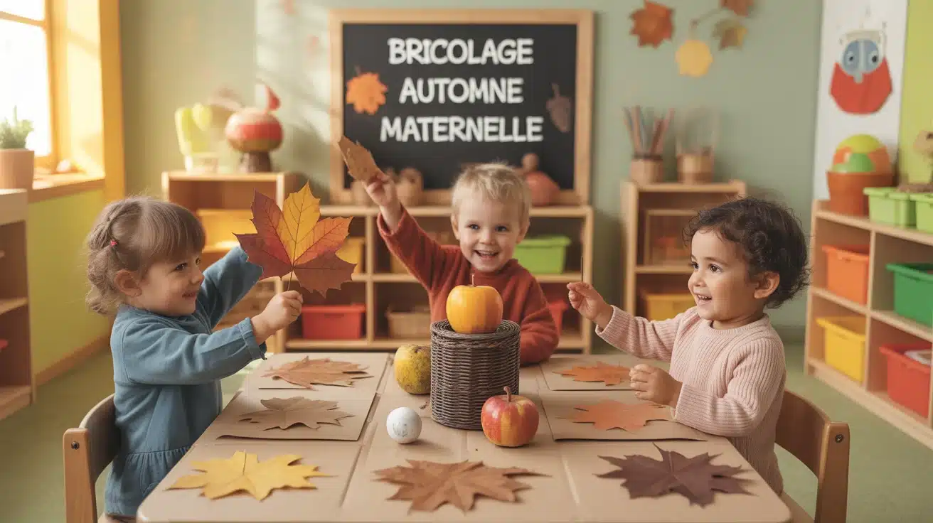 bricolage automne maternelle enfants créatifs