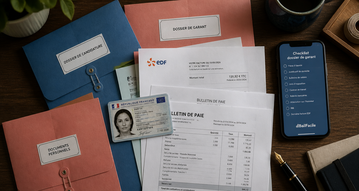 dossier pour location garant pièces administratives