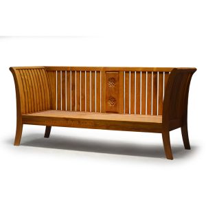 Teak Bench With Carving 3 Teak Bench