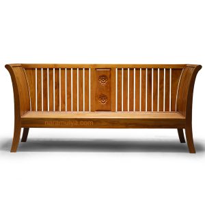 Teak Bench With Carving 1 Teak Bench