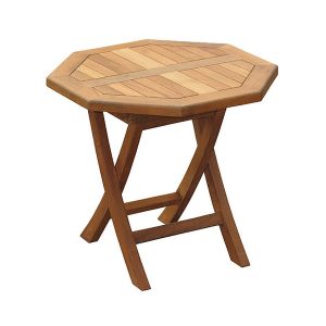 teak outdoor folding table