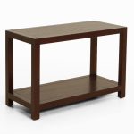 Teak console table