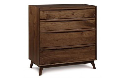 Nakas 4 Laci Modern Kayu Jati KNL 068