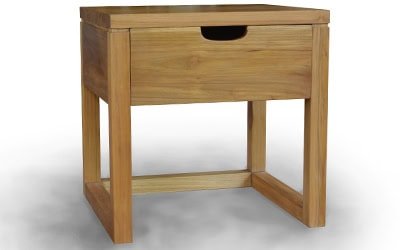 Nakas Kayu Jati 1 Laci Minimalis
