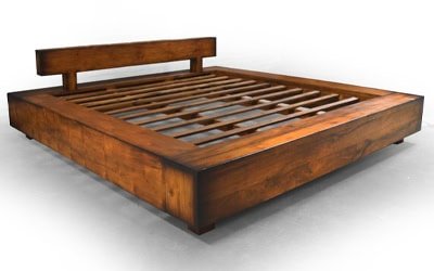 Tempat Tidur Jati Blok