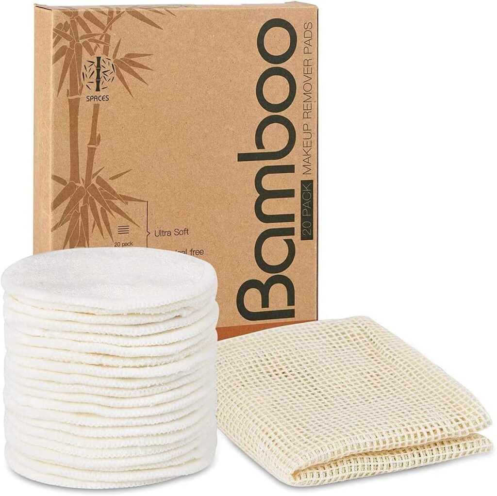 Reusable cotton rounds for removing eye makeup
