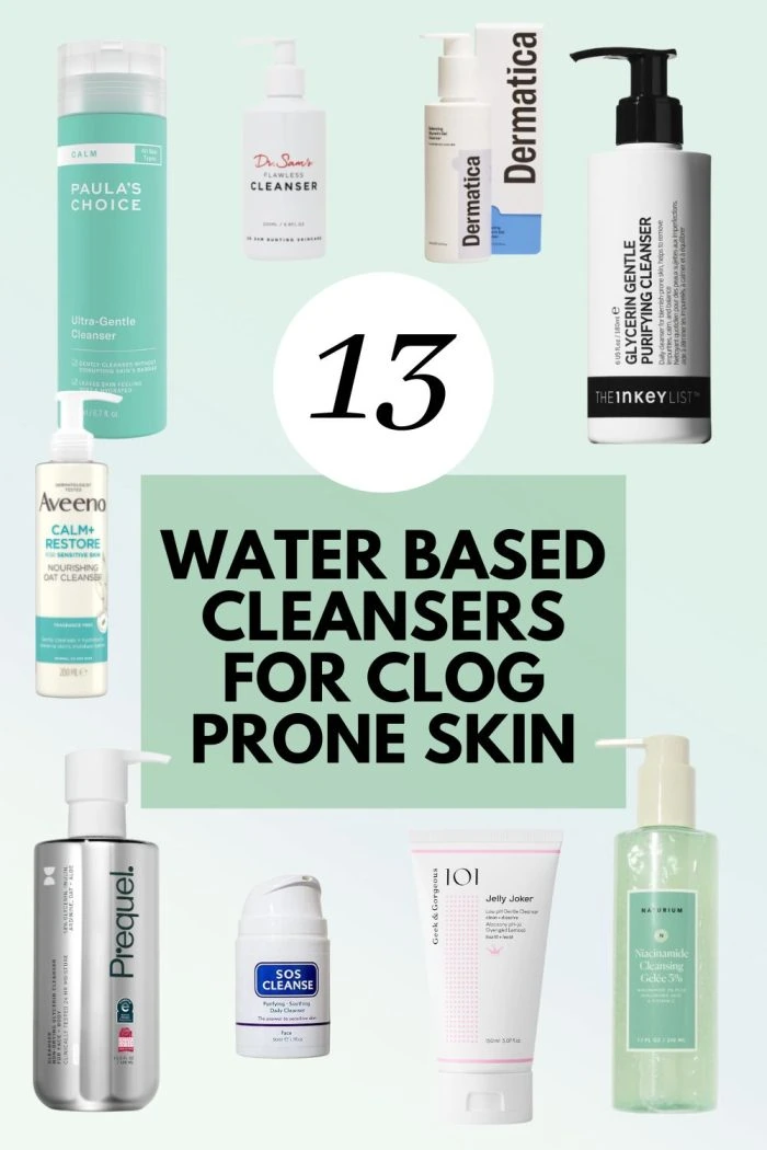 The Best Water Based Cleansers for Acne Prone Skin