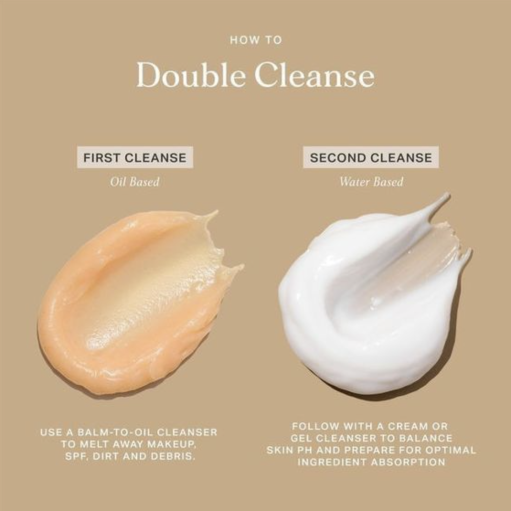 The best cleanser to use with tretinoin for double cleansing