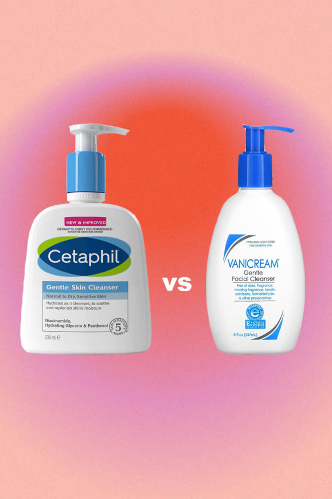 Vanicream gentle facial cleanser Vs Cetaphil: key differences