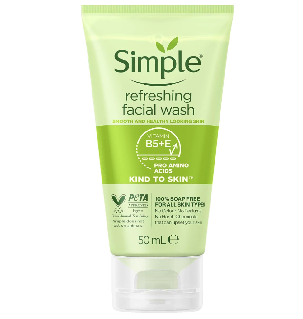 Simple refreshing facial wash gel