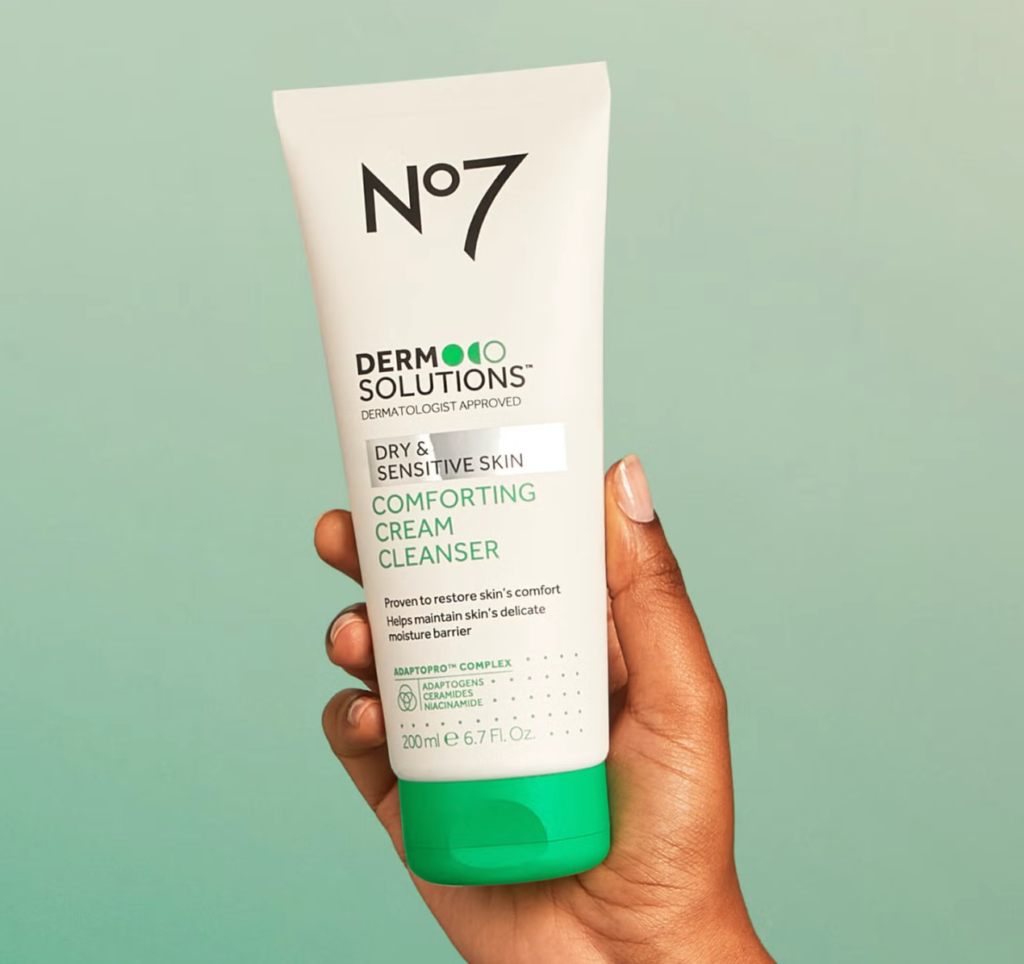 No7 Derm Solutions™ Comforting Cream Cleanser Suitable