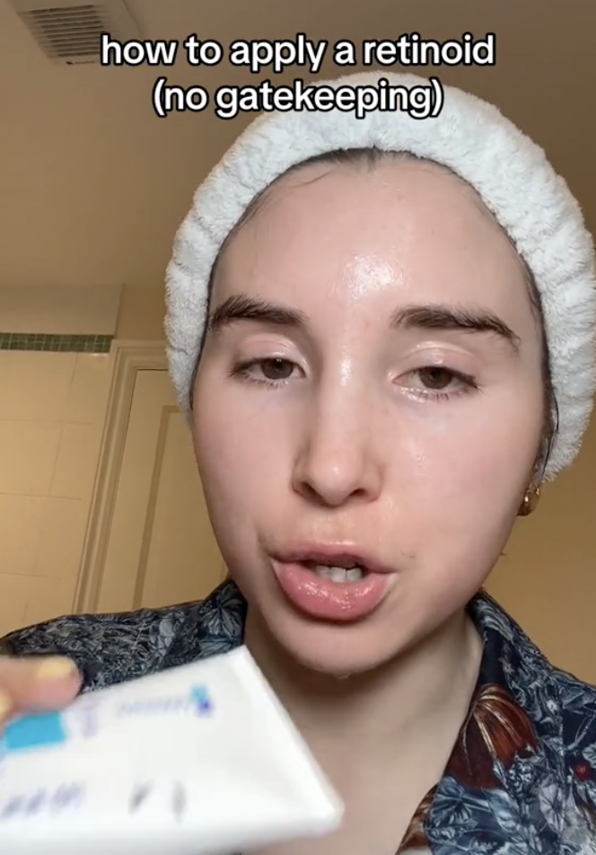 How to apply a retinoid correctly tutorial