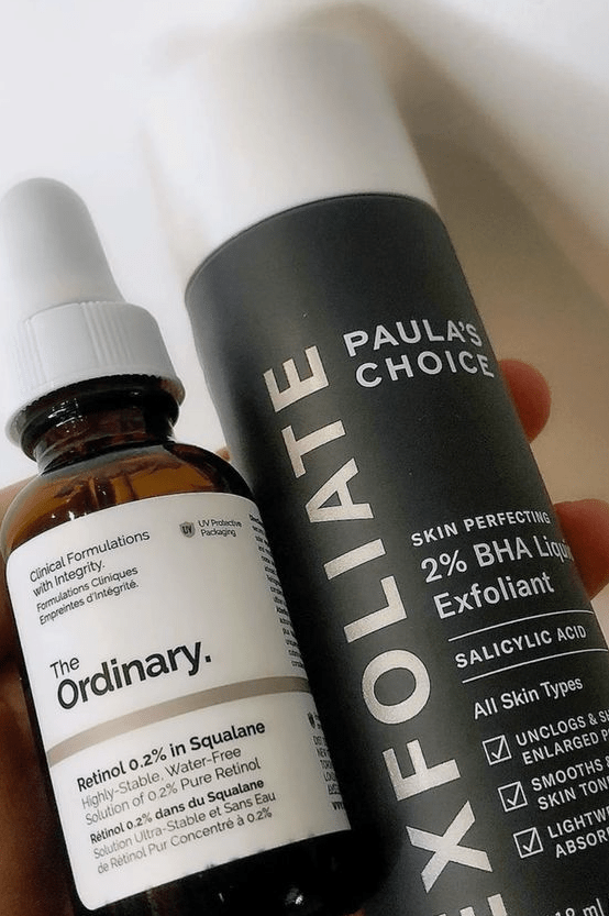 Salicylic acid vs retinol for blackheads