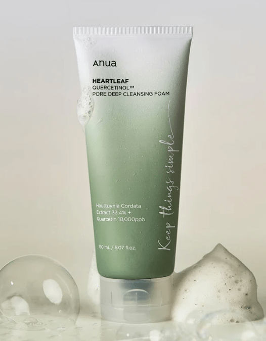 Anua Heartleaf Quercetinol Pore Deep Cleansing foam review