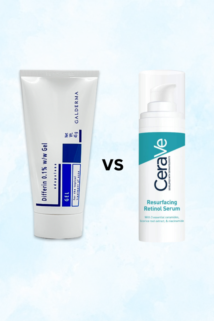 Cerave Resurfacing Retinol Serum vs Differin or Adapelene