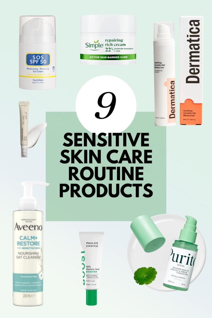 Sensitive skincare routine for beginners