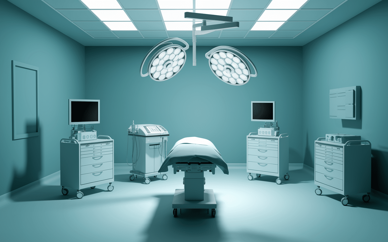 Préparation chirurgicale BBL salle opération