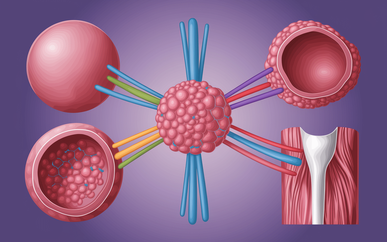 Illustration scientifique du collagène dans les tissus