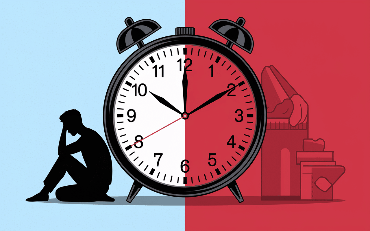 Horloge chronologie trouble éjaculation