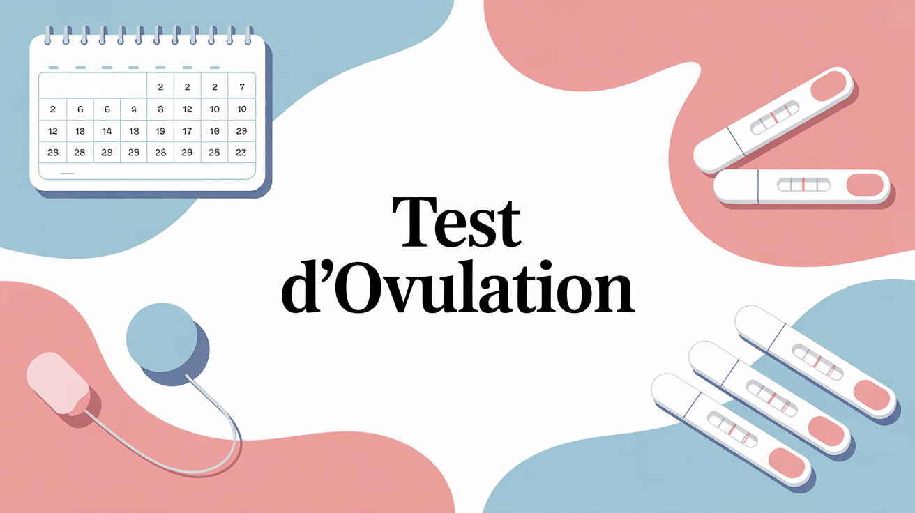 Calendrier et test d'ovulation pour conception