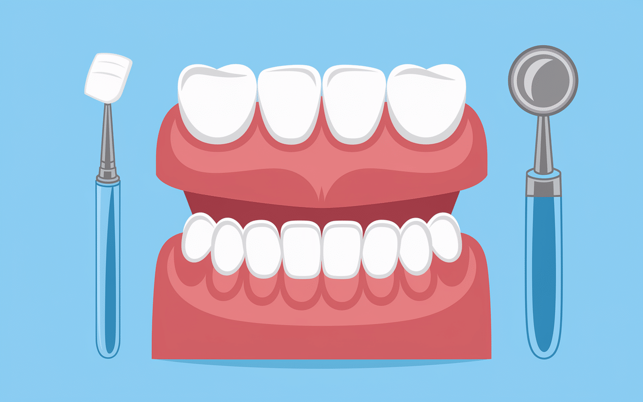 Coupe de dent cavite ciment pansement dentaire