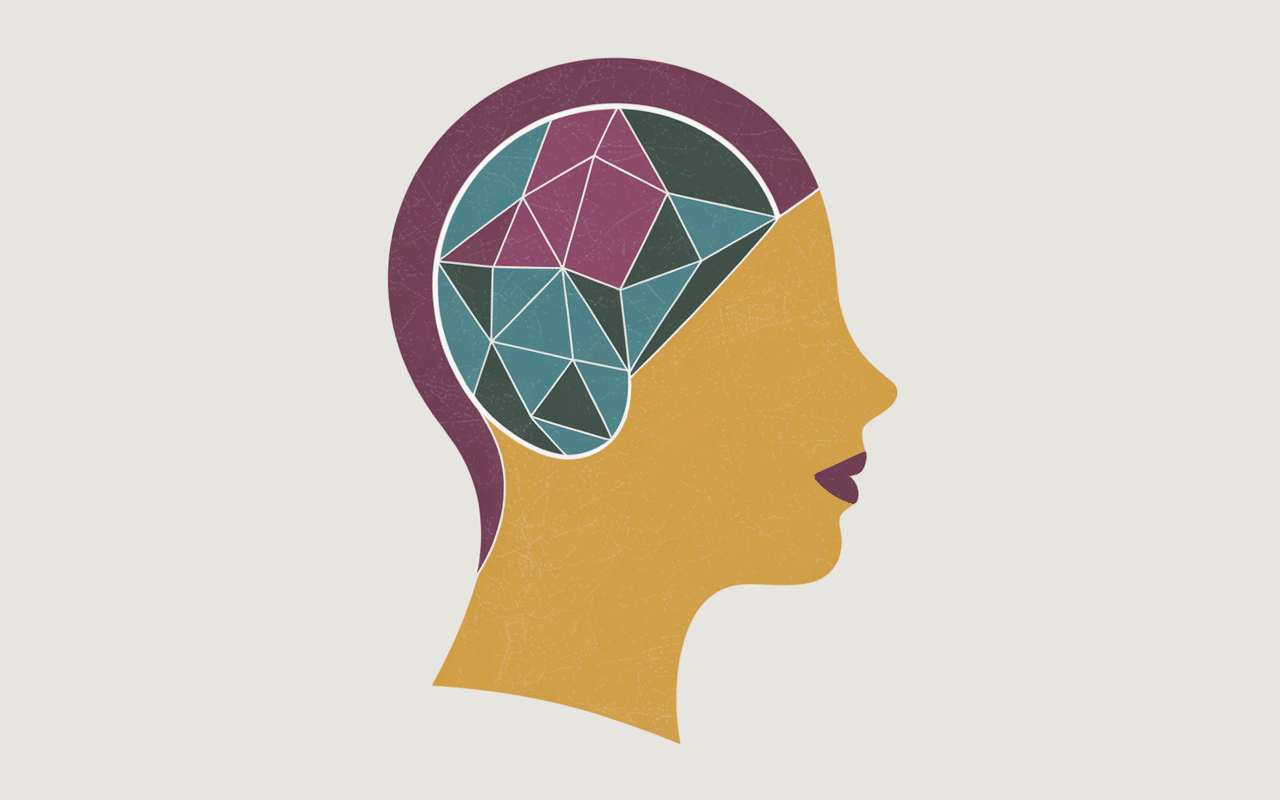 Carré plongeant silhouette profil