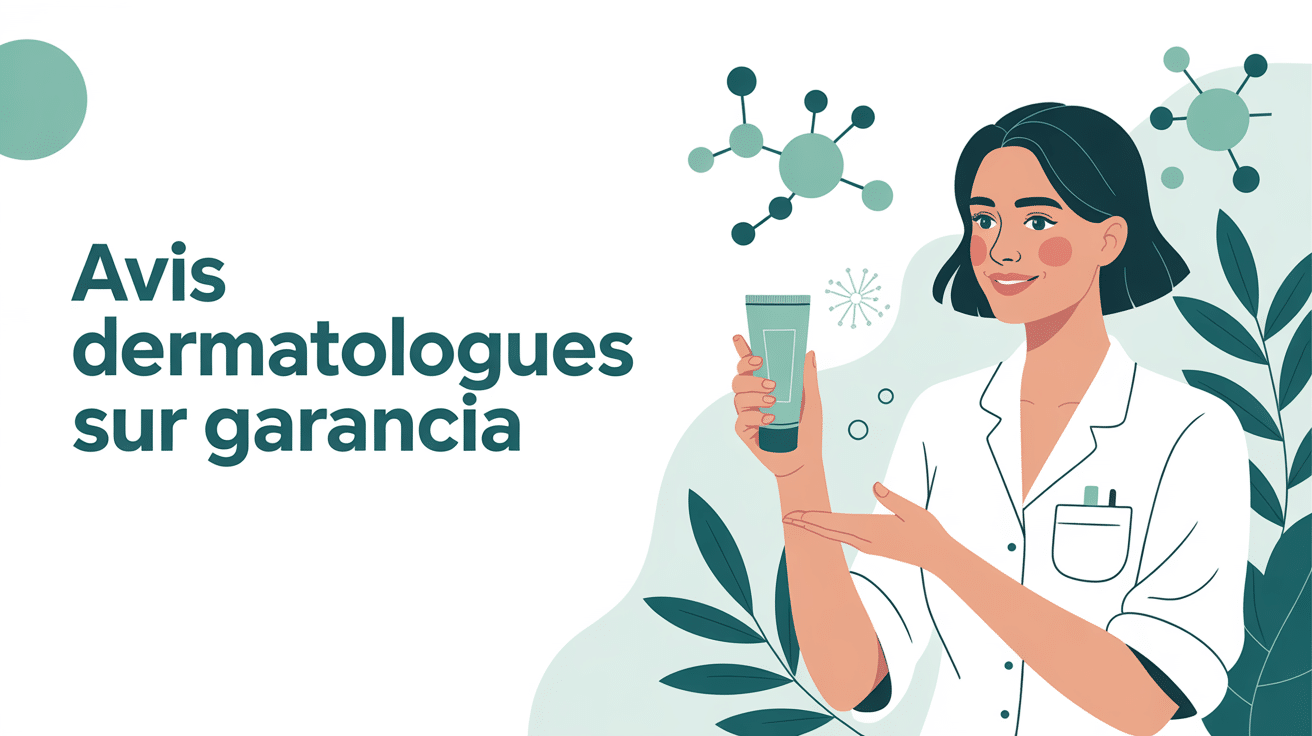 Dermatologue tenant un tube de crème Garancia