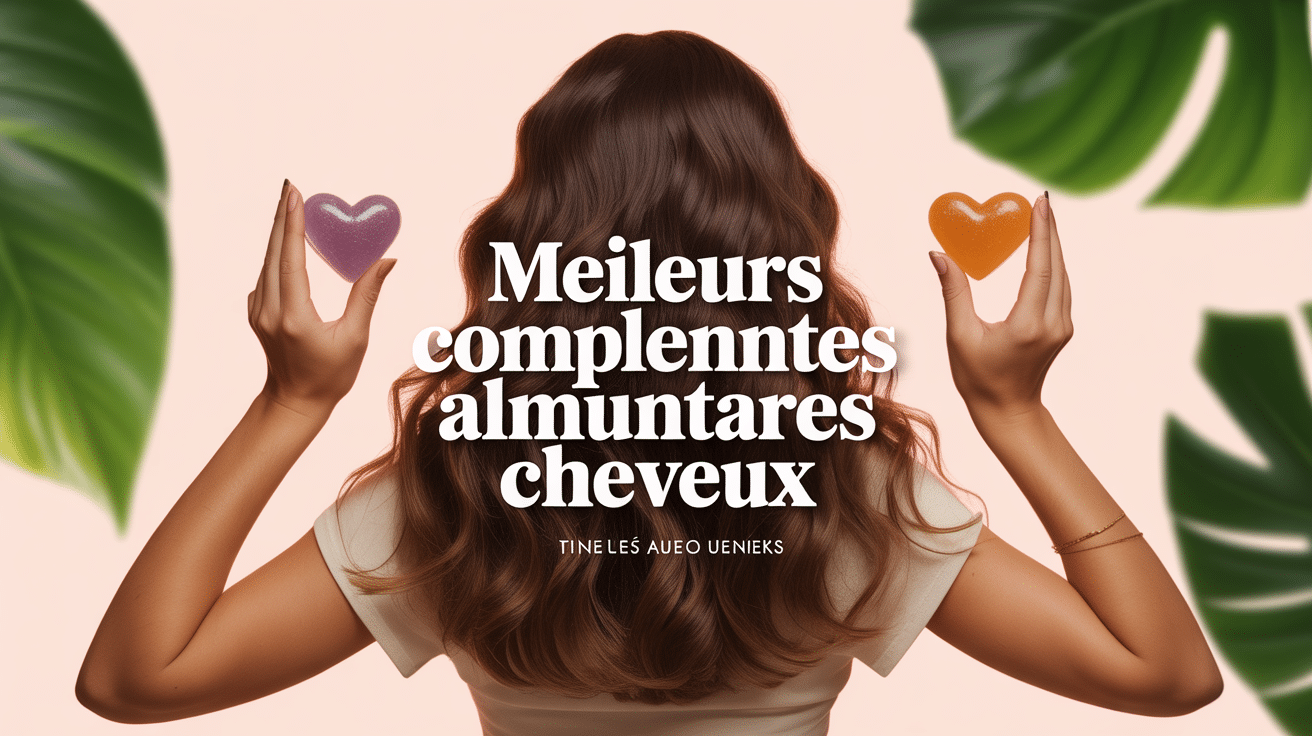 Femme gélules gummies cheveux brillants