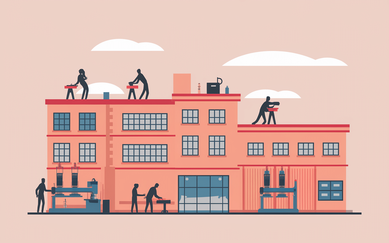 bâtiment moderne entreprise tunetoo france