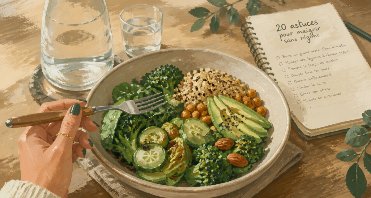 20 astuces pour maigrir sans regime assiette saine