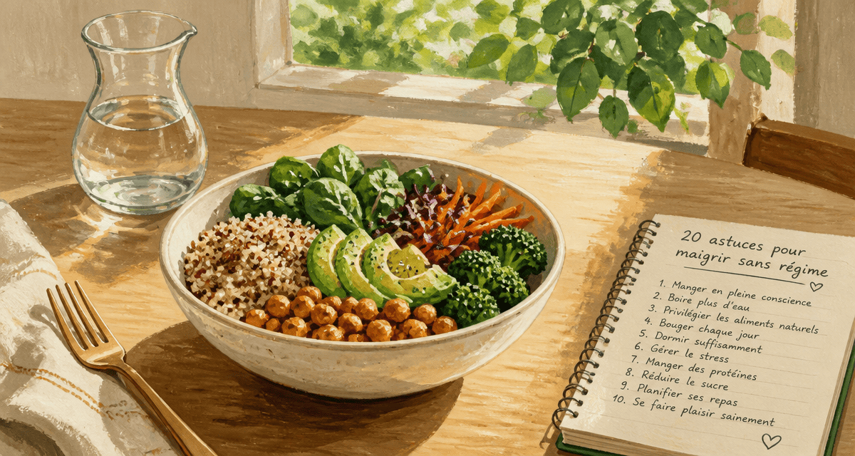 Bol équilibré et coloré d'aliments naturels et sains