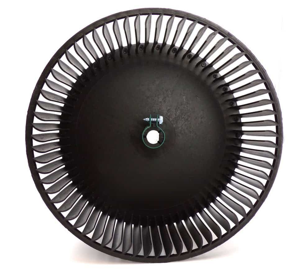 NBK-20370-1 BLOWER WHEEL, BLACK PP, 8 INCH X 2.87 INCH ID