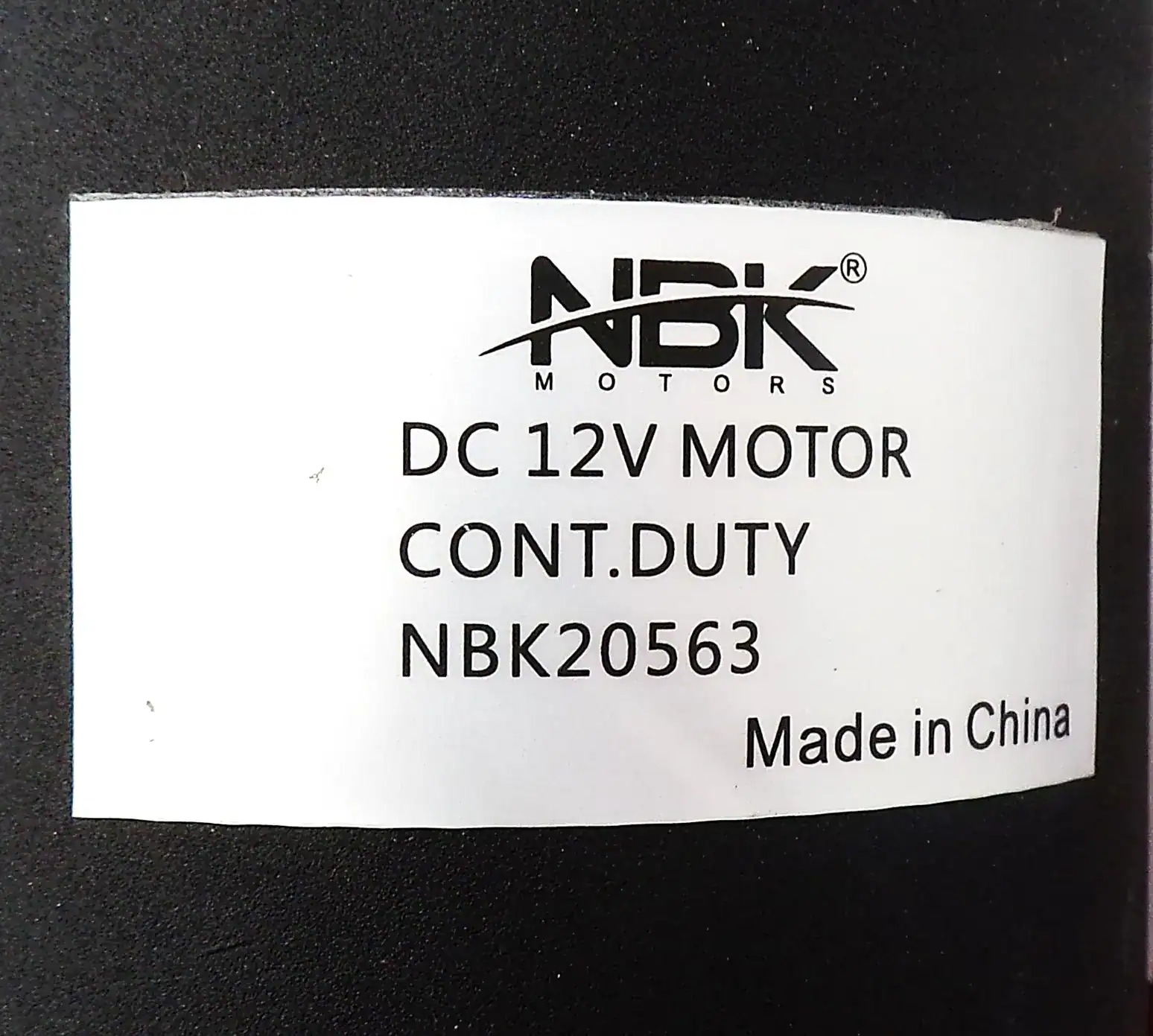 NBK-20563 - MOTOR DC 12V W/GASKET 55W, 2730 RPM - Image 4